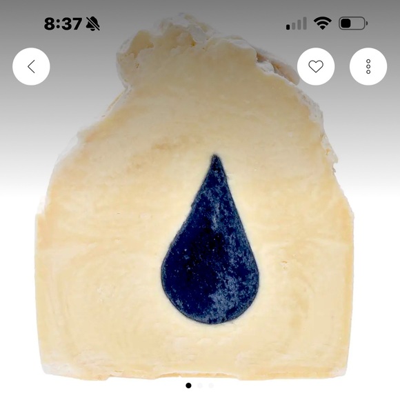 Buck Naked Ripple effect soap, rain drop, all natural, 2 bars - Picture 5 of 6